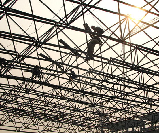 胶州厂房网架安装