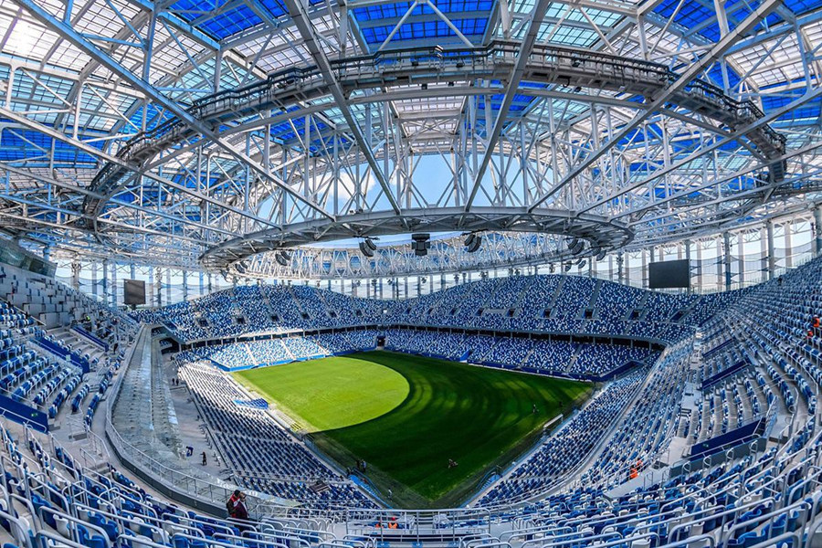 胶州篮球场网架案例